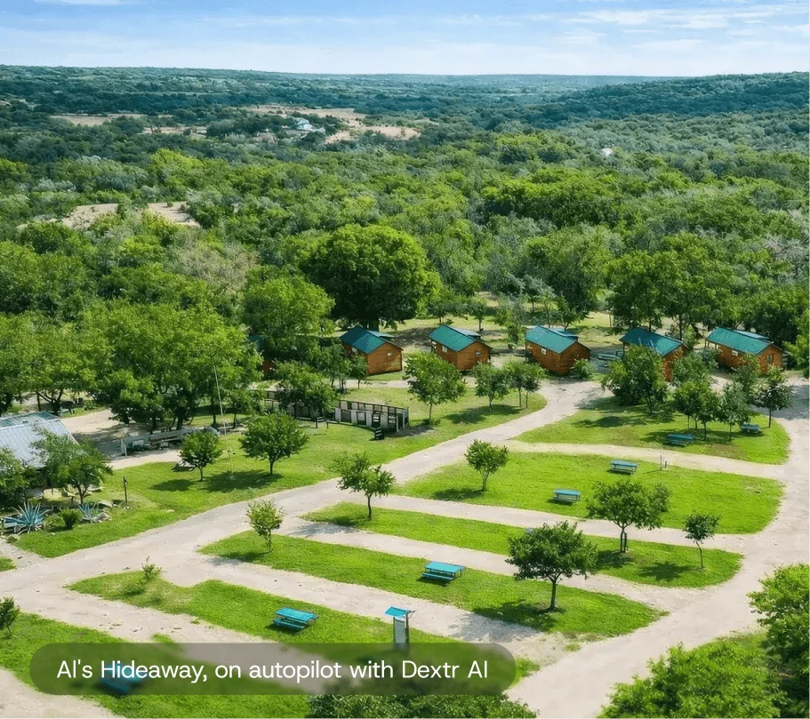 Campground with natural setting
